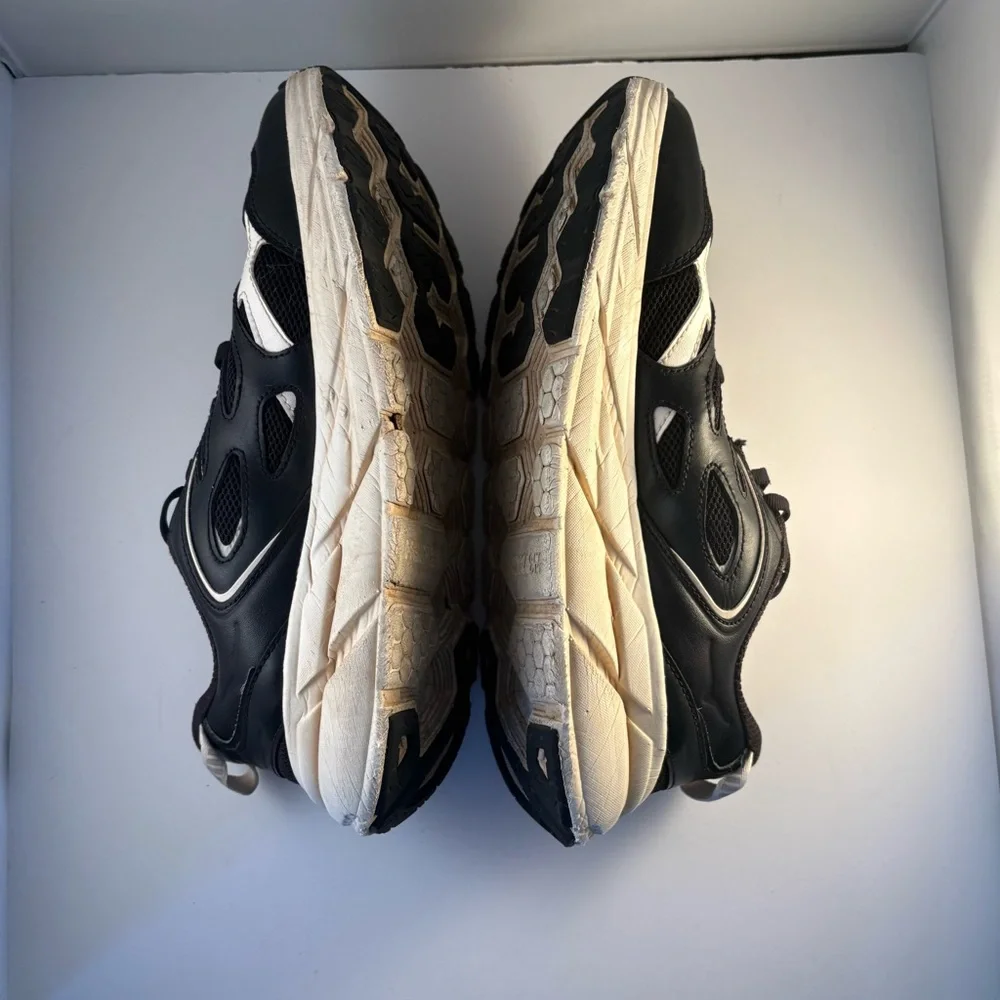 Hoka One One U Clifton L Athletics Black White Shoe‎ 1160050-ONL M 7.5 W 8.5
